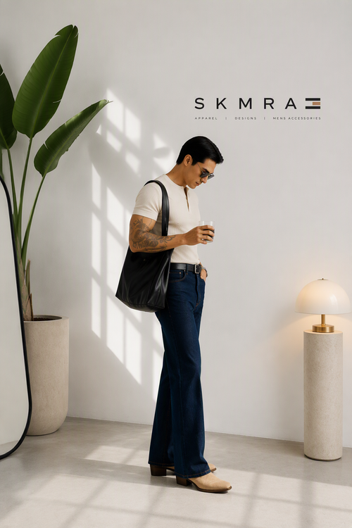 SKMRA Dark Bootcut Denim – Men