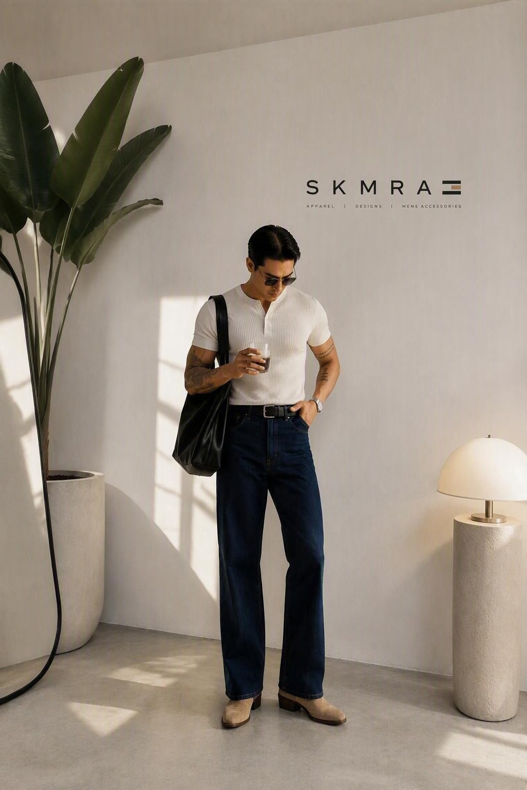 SKMRA Dark Bootcut Denim – Men