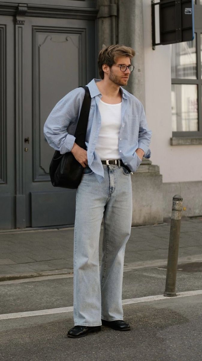 SKMRA Ice Blue Denim – Men